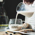350 ml de leche redonda de café con leche bebida para beber